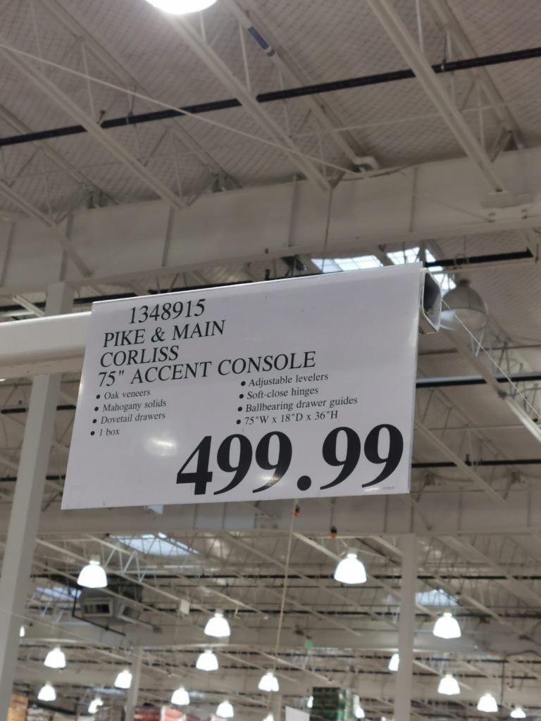 Costco-1348915-Pike-Main-Corliss-75-Accent-Console-tag – CostcoChaser