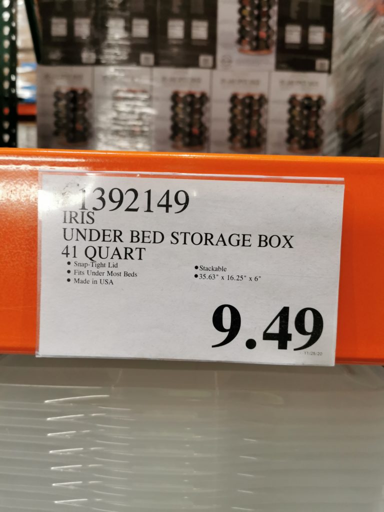 Costco1392149IRISunderBedStorageBox41Quartertag CostcoChaser