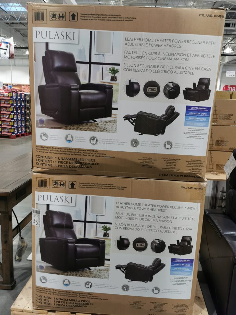 Costco1404945PulaskiLeatherPowerHomeTheaterReclinerall