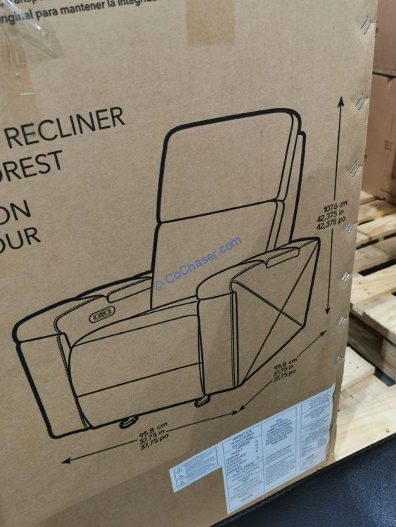 Costco1404945PulaskiLeatherPowerHomeTheaterReclinersize