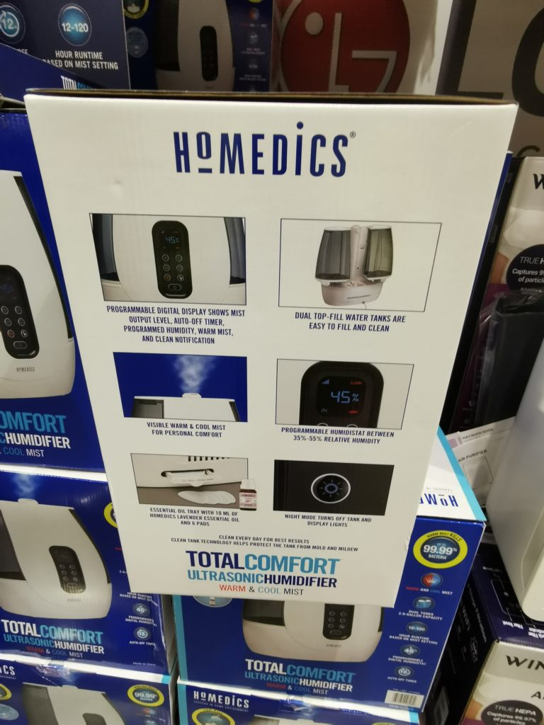 Costco1415860HoMedicsWarmCoolMistUltrasonicHumidifier5