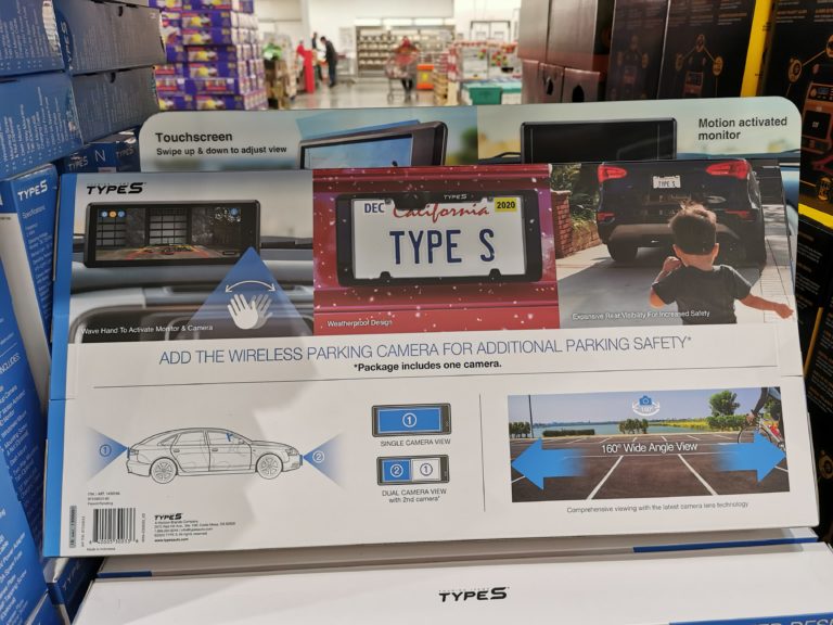 Costco1458166TYPESWirelessSolarPowered720PHDBackupCamera2.07