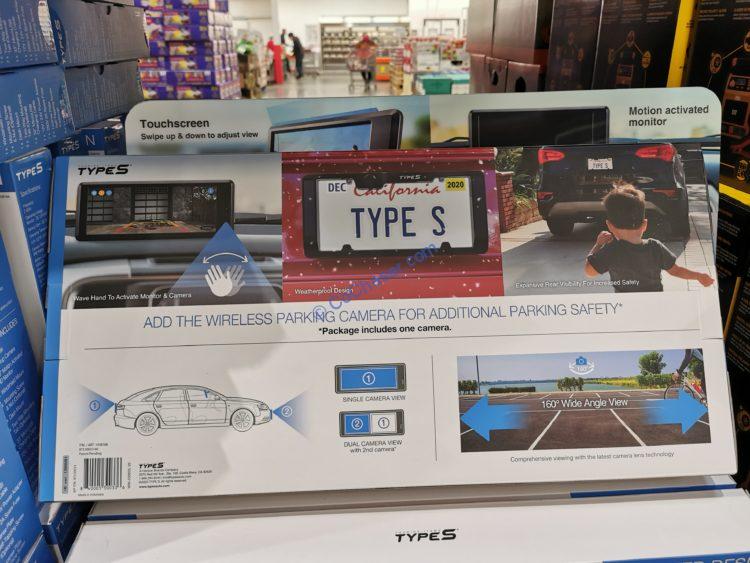Costco1458166TYPESWirelessSolarPowered720PHDBackupCamera2.07