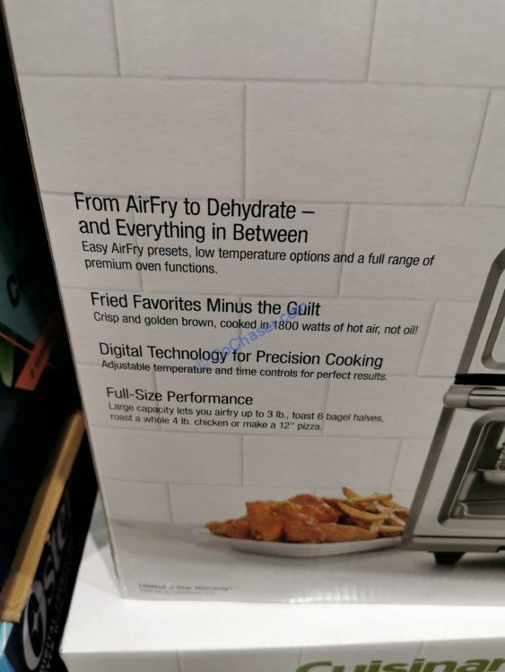 Cuisinart Digital AirFryer Toaster Oven, ModelCTOA130PC1 CostcoChaser
