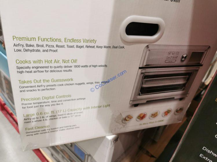 Cuisinart Digital AirFryer Toaster Oven, ModelCTOA130PC1 CostcoChaser