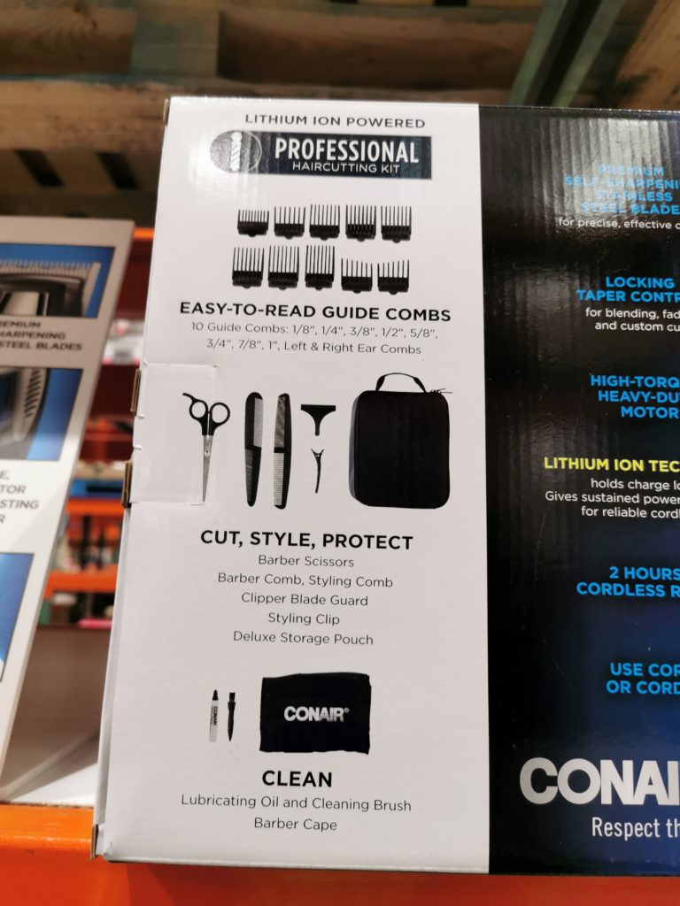 Costco1477774ConairManLithium20piec HaircutKit3 CostcoChaser