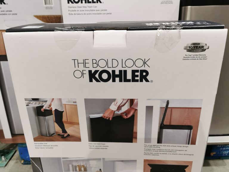 Costco1600249Kohler47LStepTrashBin3 CostcoChaser