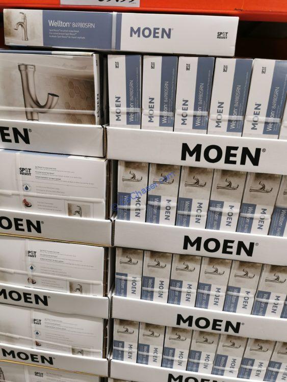 Moen Wellton Brushed Nickel Bathroom Faucet, Model 84980SRN CostcoChaser