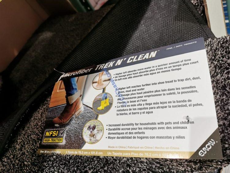 Trek N’ Clean Mat 30” x 40” Microfiber Residential / Commercial