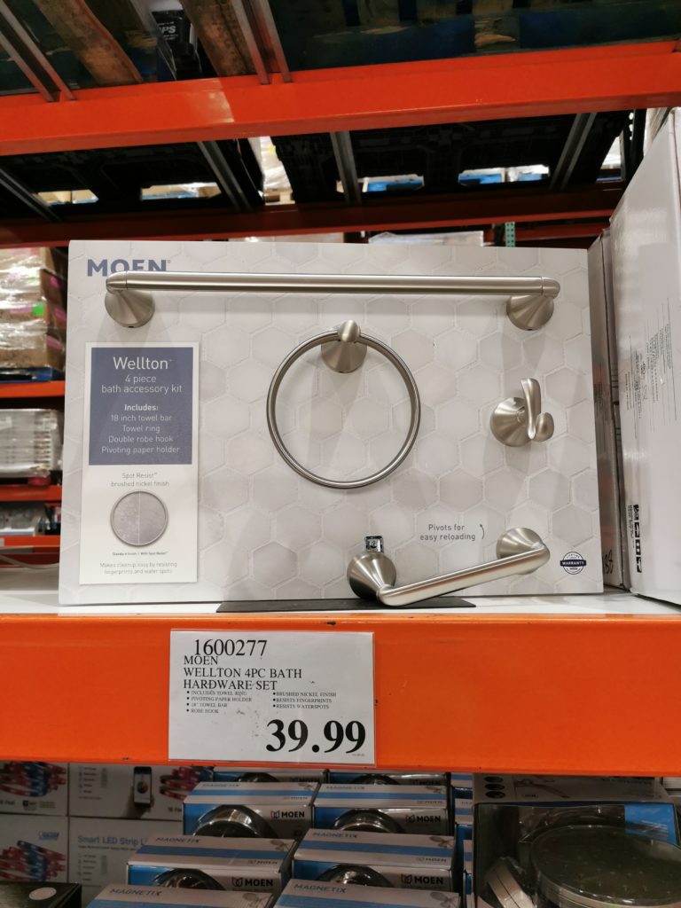 Costco1600277MoenWellton4PCBathHardwareSet CostcoChaser