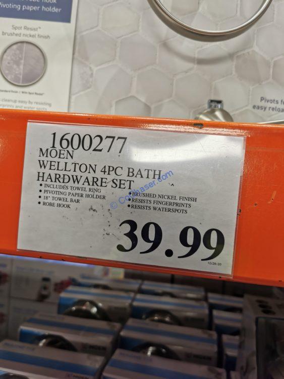 Moen Wellton 4PC Bath Hardware Set CostcoChaser