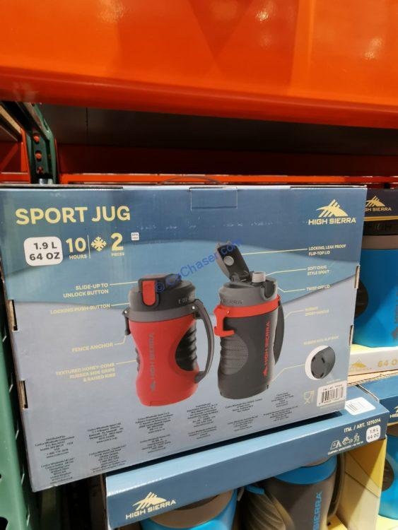 High Sierra 64oz MaxHydrate Sport Jugs, 2pack CostcoChaser