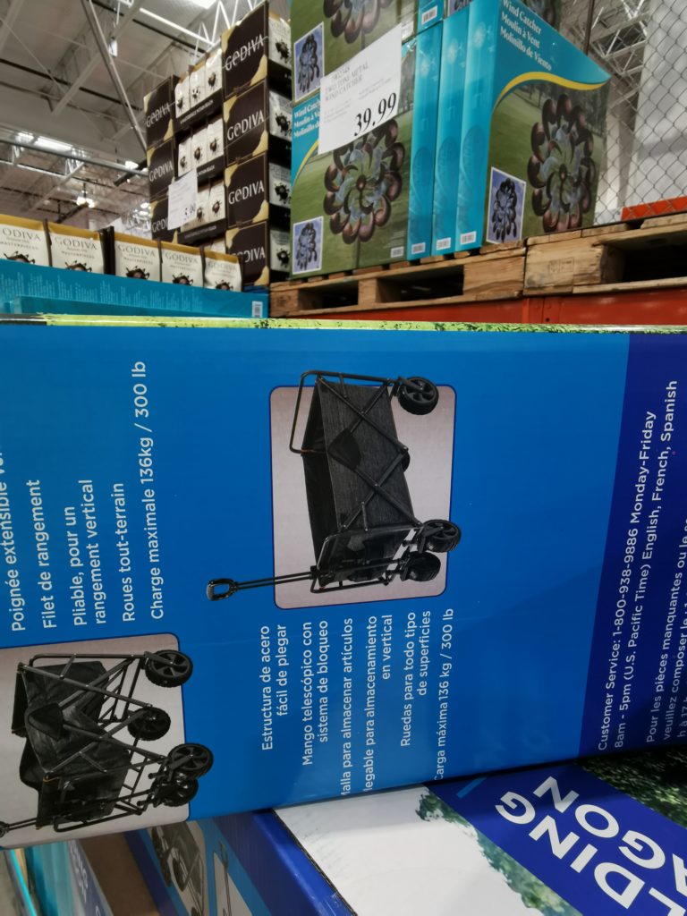 Costco1327296MACSportsXLFoldingWagonspec CostcoChaser