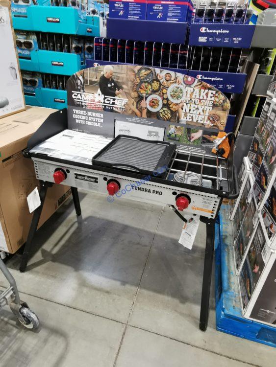 Costco-1356916-Camp-Chef-Tundra-3Burner-Stove-with-Griddle