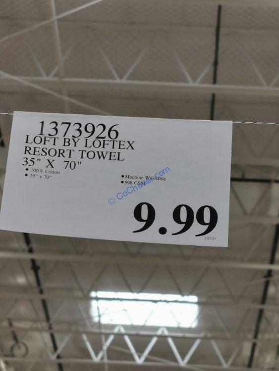 Loft by Loftex Resort Towel 35” x 70” CostcoChaser