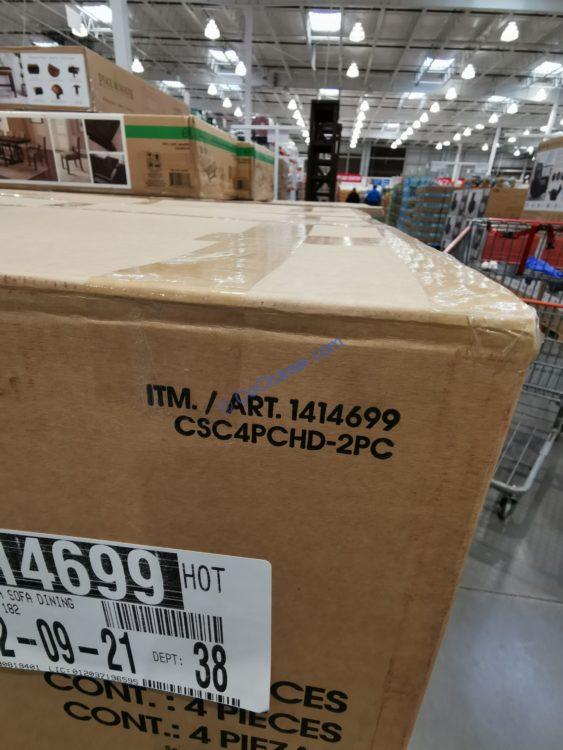 Costco1414699BaysideFurnishingsAshlyn4pieceSofaTableCounter