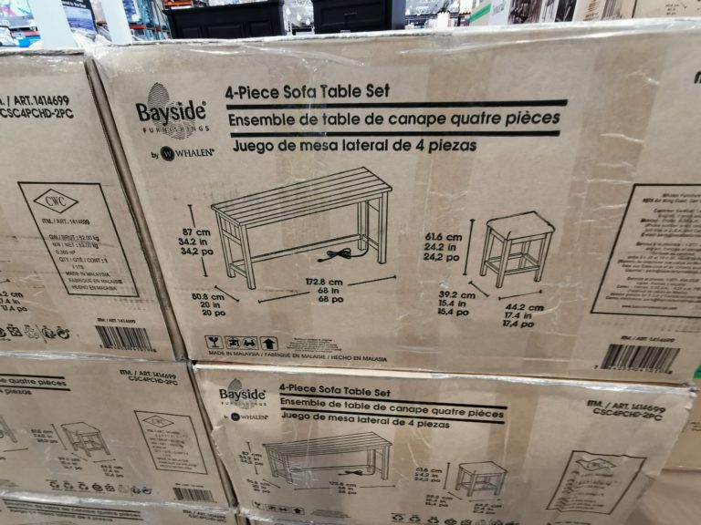 Costco1414699BaysideFurnishingsAshlyn4pieceSofaTableCounter