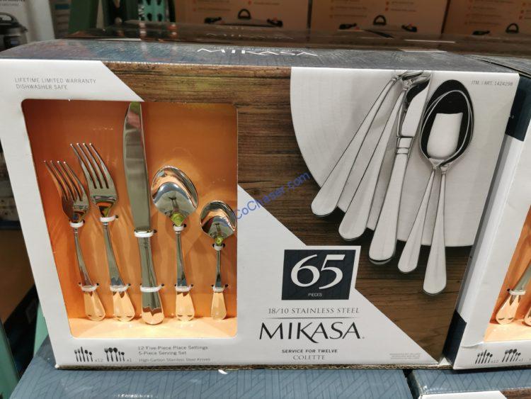 Costco-1424298-Mikasa-65-Piece-Flatware-Set