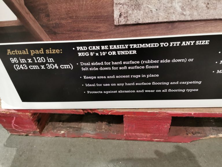 Costco1497773MohawkHomeReversibleRugPadspec CostcoChaser