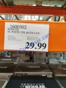 Costco-1600302-Kohler-6L-White-2PK-Bath-Can-tag