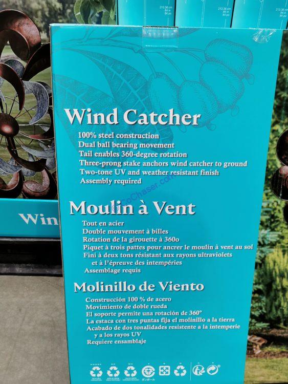 Costco1902348TwoToneMetalWindSpinnerspec CostcoChaser