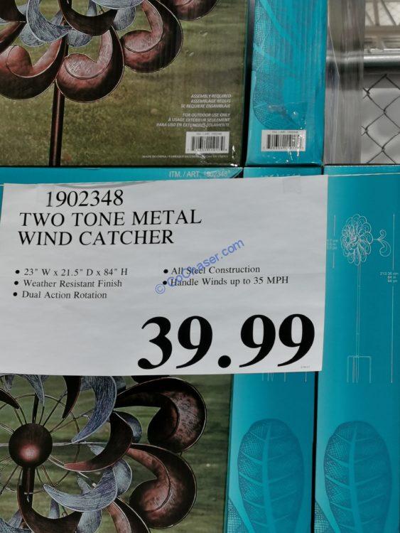 Two Tone Metal Wind Spinner CostcoChaser