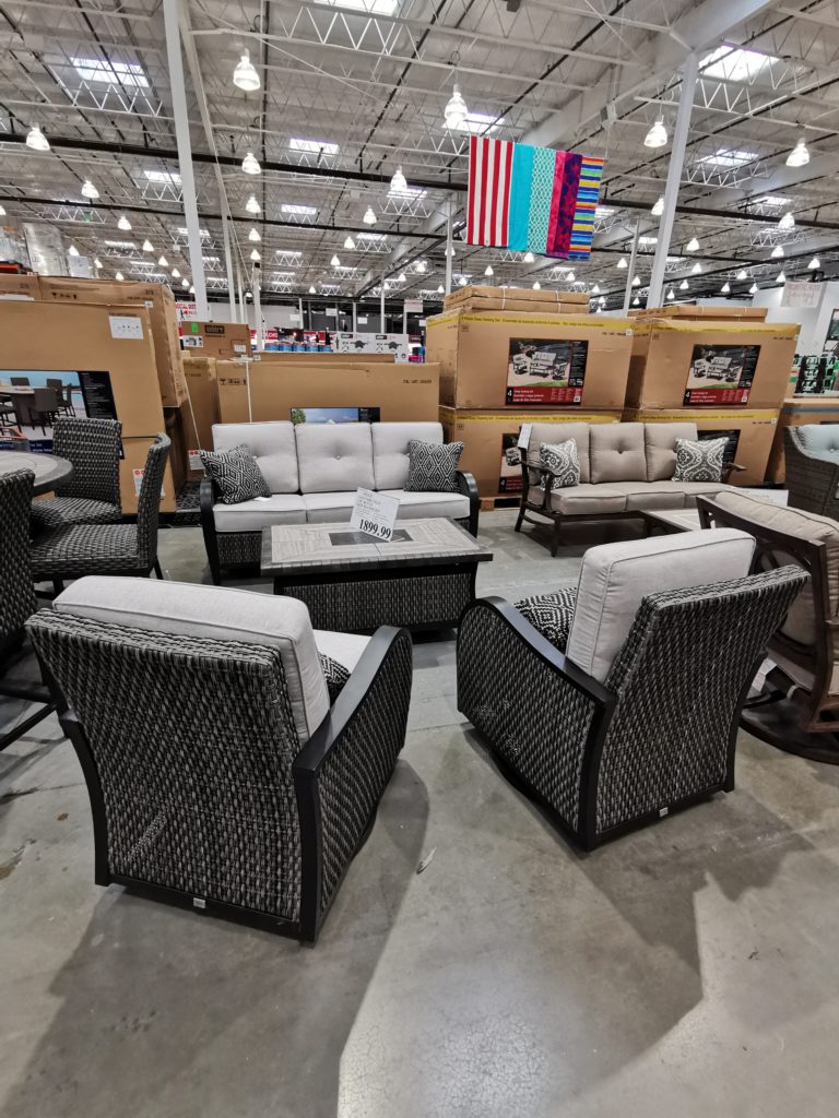 AGIO Park Falls 4PC Woven Deep Seating Set CostcoChaser