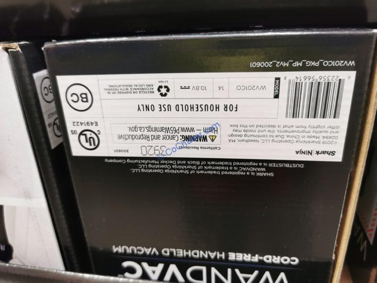 Costco2413025SharkWANDVACHandheldCordFreeVacuumbar CostcoChaser