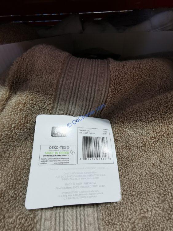 Charisma Tan Bath Towel 30” x 58” CostcoChaser