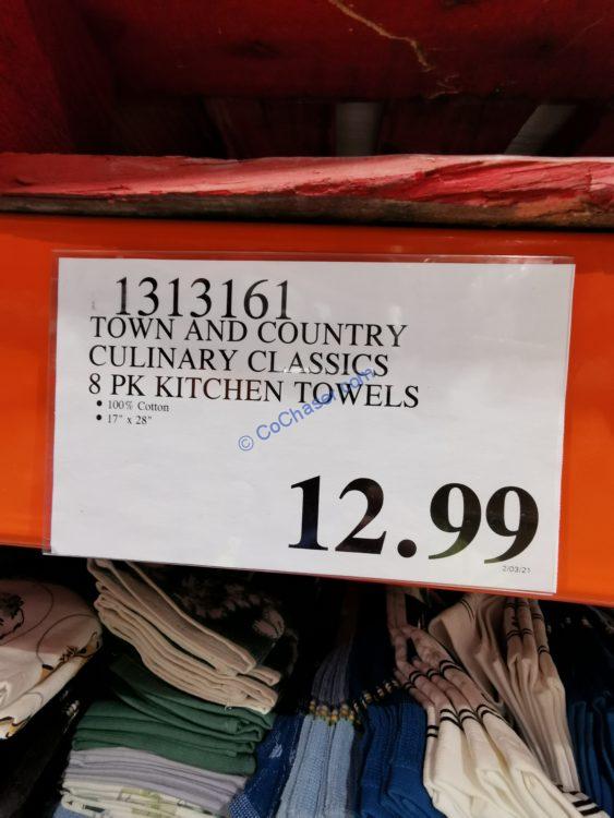 Town and Country Culinary Classic Kitchen Towel Set, 8-pack – Costco Chaser