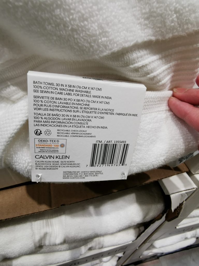 Costco1355493CalvinKleinBathTowelbar CostcoChaser