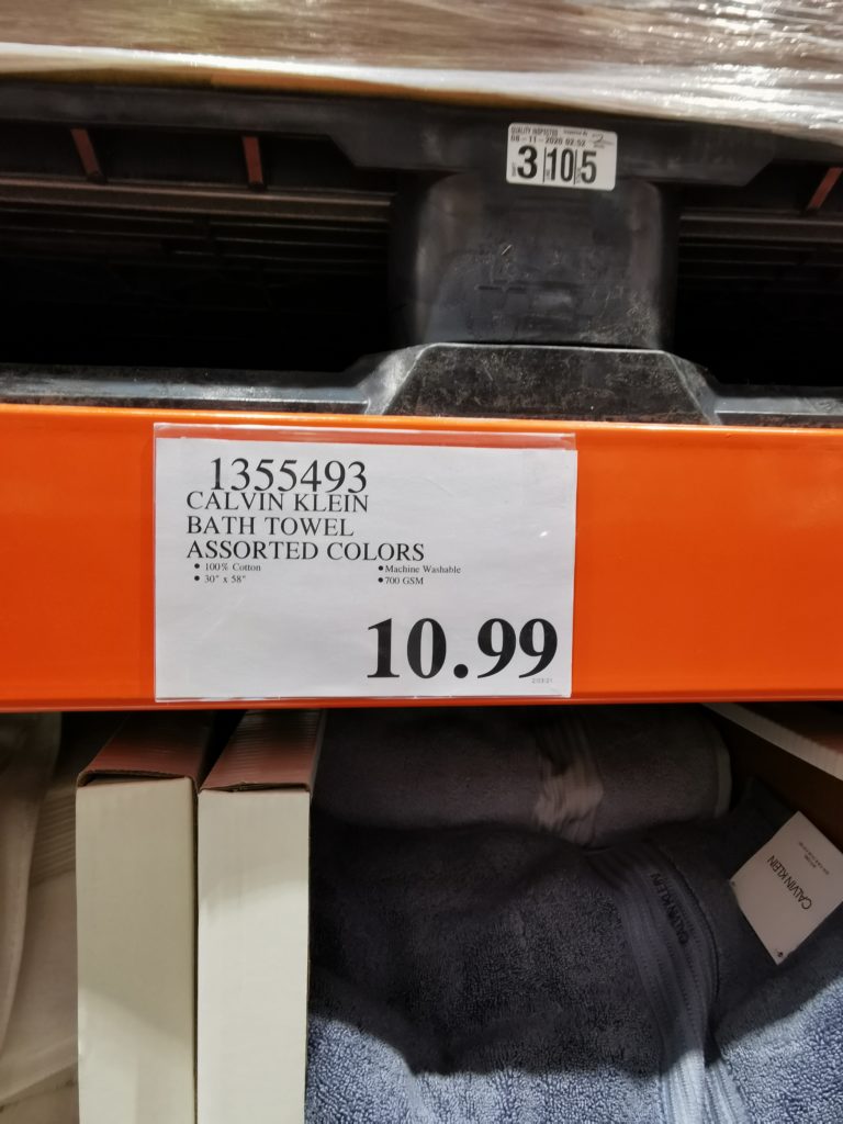 Costco1355493CalvinKleinBathToweltag CostcoChaser