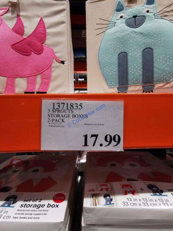 3 Sprouts Storage Boxes 2Pack CostcoChaser