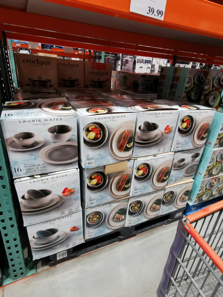 Costco1401102LaurieGatesMontereyDinnerware16PCSetall CostcoChaser
