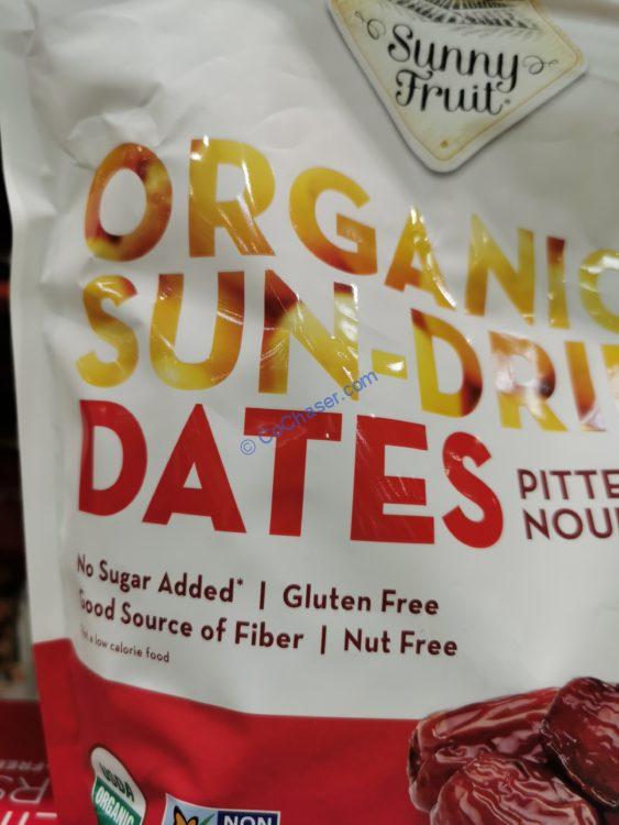 Sunny Fruit Organic Pitted Dates 40 Ounce bag CostcoChaser