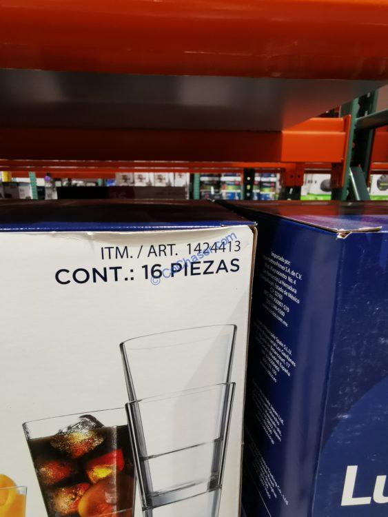 Costco1424413LuminarcTemperedGlassDrinkware16PCSet2 CostcoChaser