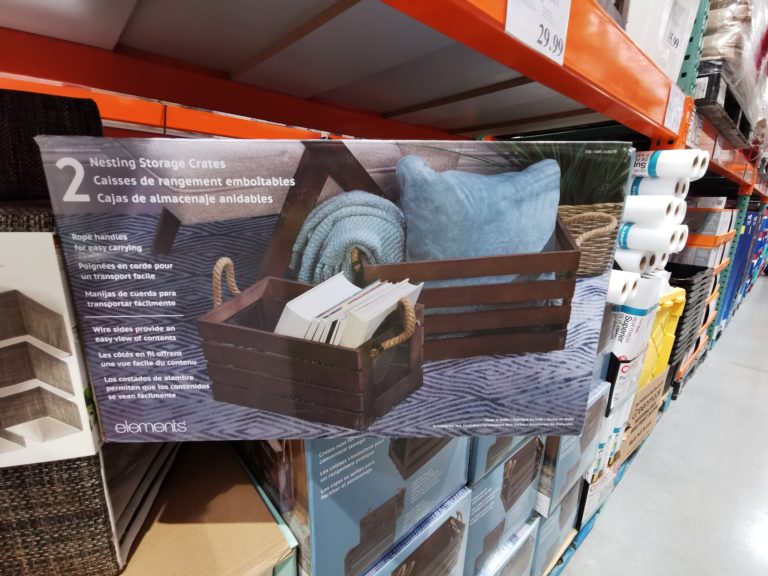 Costco1438378ElementsWoodWireStorageBasket3 CostcoChaser
