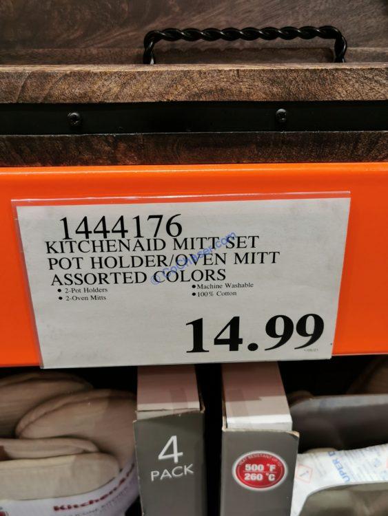 KitchenAid Mitt Set POT Holder/Oven Mitt Assorted Colors CostcoChaser