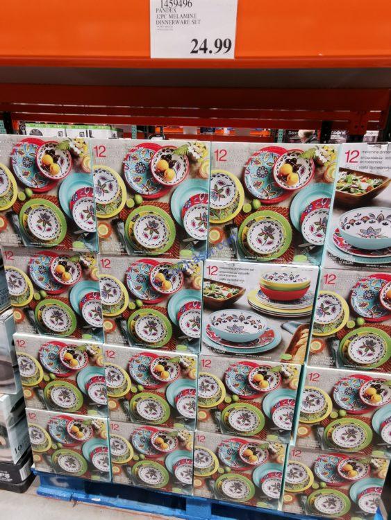 Costco1459496Pandex12pieceMelamineDinnerwareSetall CostcoChaser
