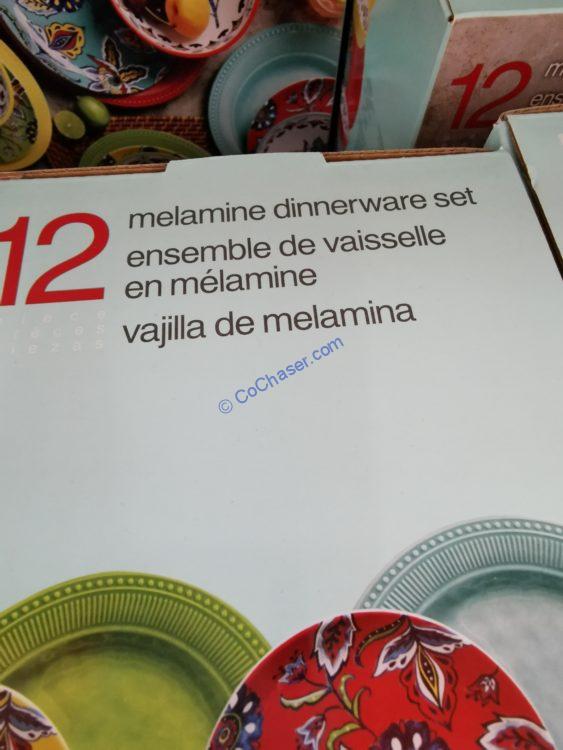 Costco1459496Pandex12pieceMelamineDinnerwareSetspec CostcoChaser