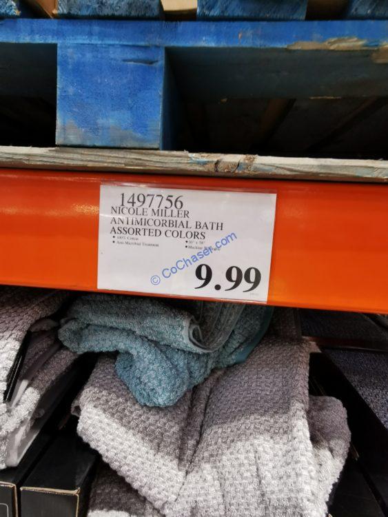 Nicole Miller Antimicrobial Bath Towel Assorted Colors CostcoChaser