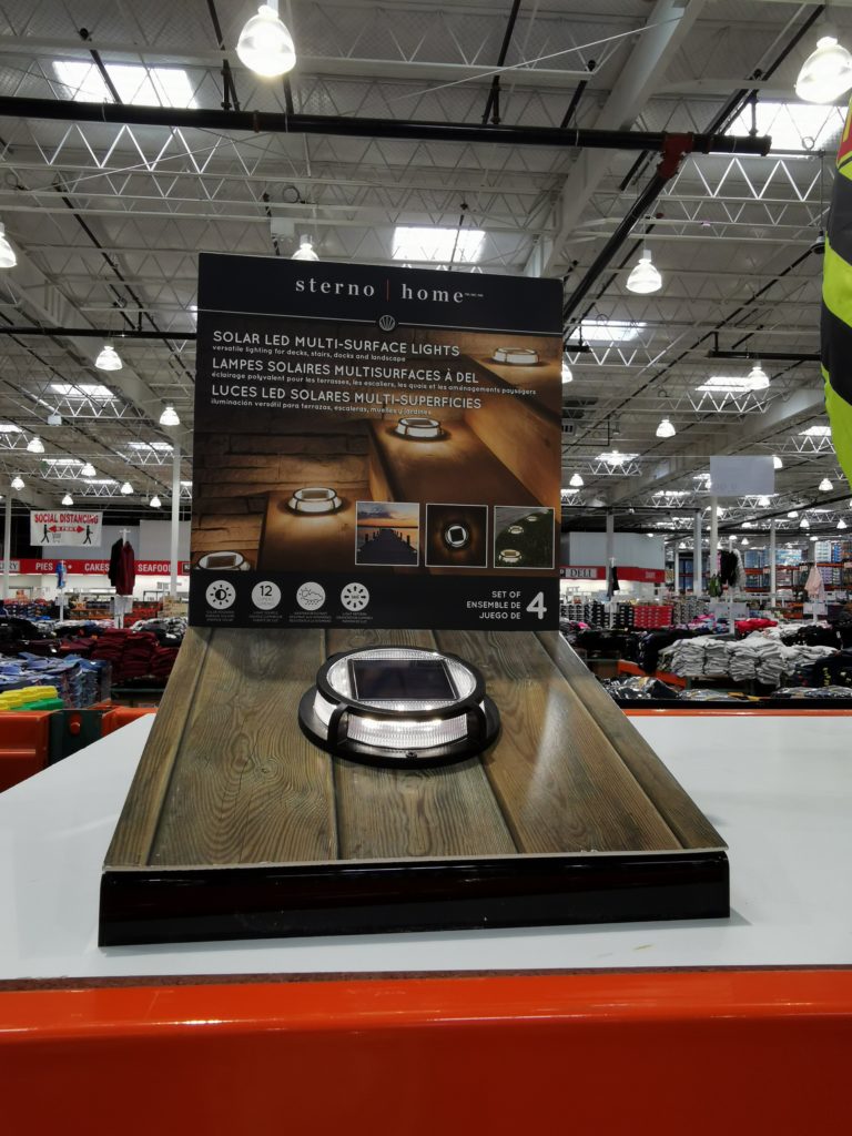 Sterno Home Solar MultiSurface Light, 4pk CostcoChaser