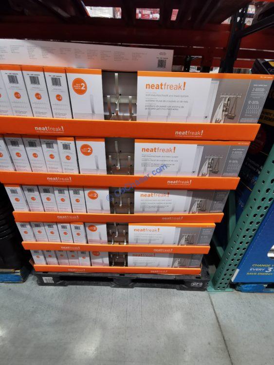 Neatfreak 2PK Wall Mounted Track and Hook Set CostcoChaser