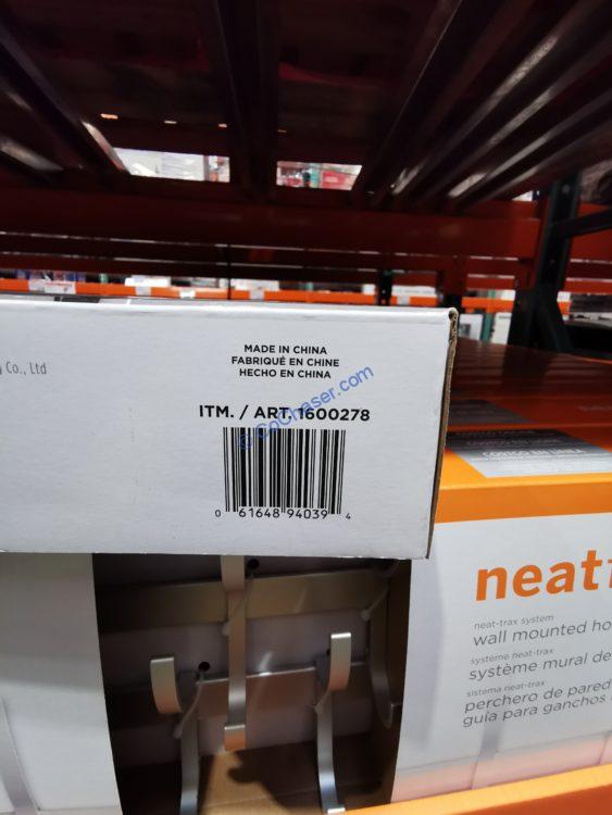 Costco1600278Neatfreak2PKWallMountedTrackHookSetbar CostcoChaser