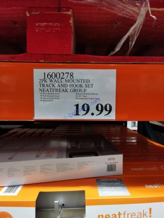 Costco1600278Neatfreak2PKWallMountedTrackHookSettag CostcoChaser