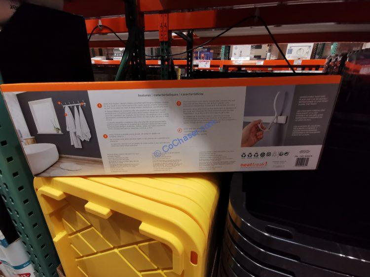 Neatfreak 2PK Wall Mounted Track and Hook Set CostcoChaser