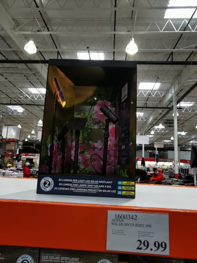 Alpan SmartYard Solar LED Spotlight, 2PK CostcoChaser