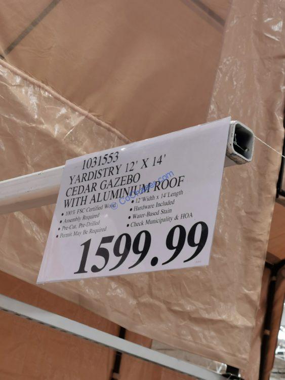 Costco-1031553-12-14-Cedar-Gazebo-with-Aluminum-Roof-tag1