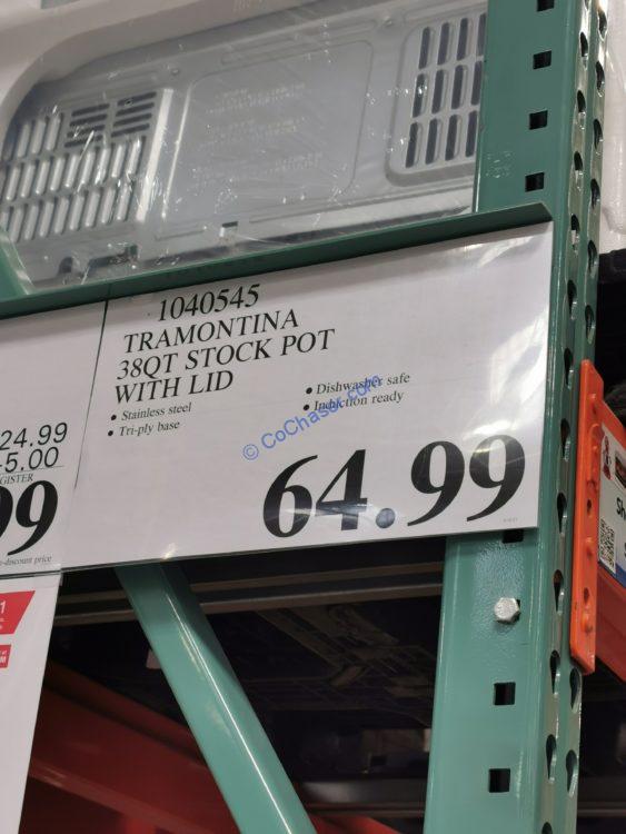 Costco1040545Tramontina38QTStockPotwithLidtag CostcoChaser