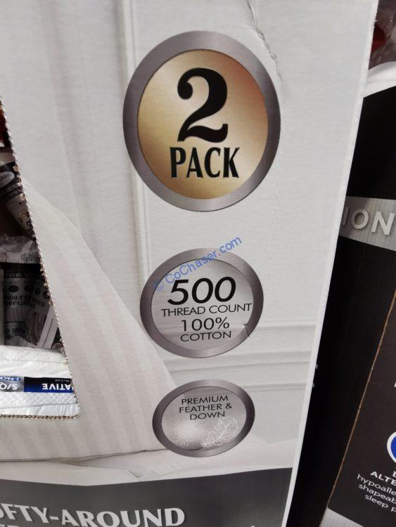 Hotel Grand Softy Around Standard/Queen Pillow, 2pack CostcoChaser